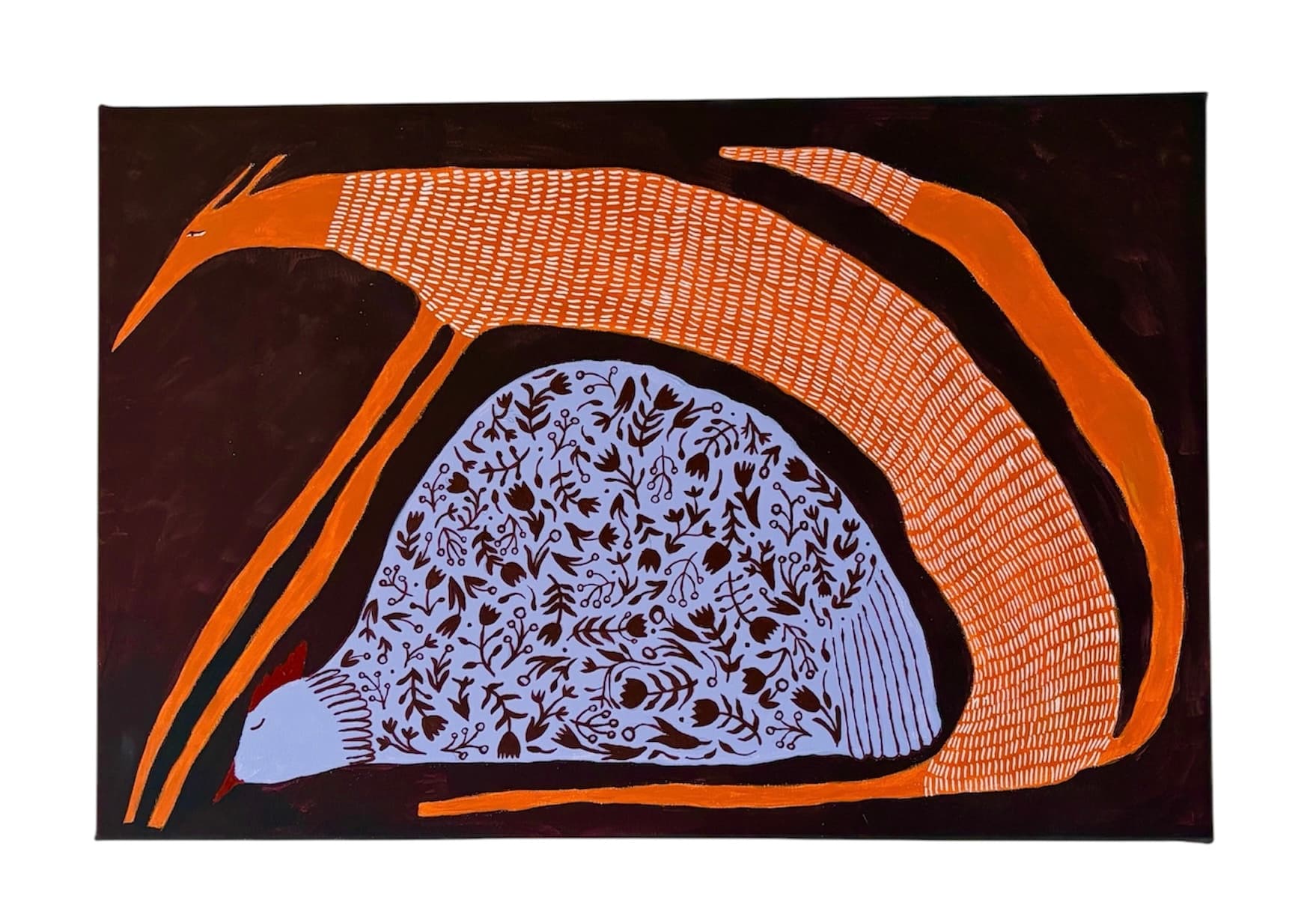 „Draugystė" / "Friendship" — acrylic on canvas