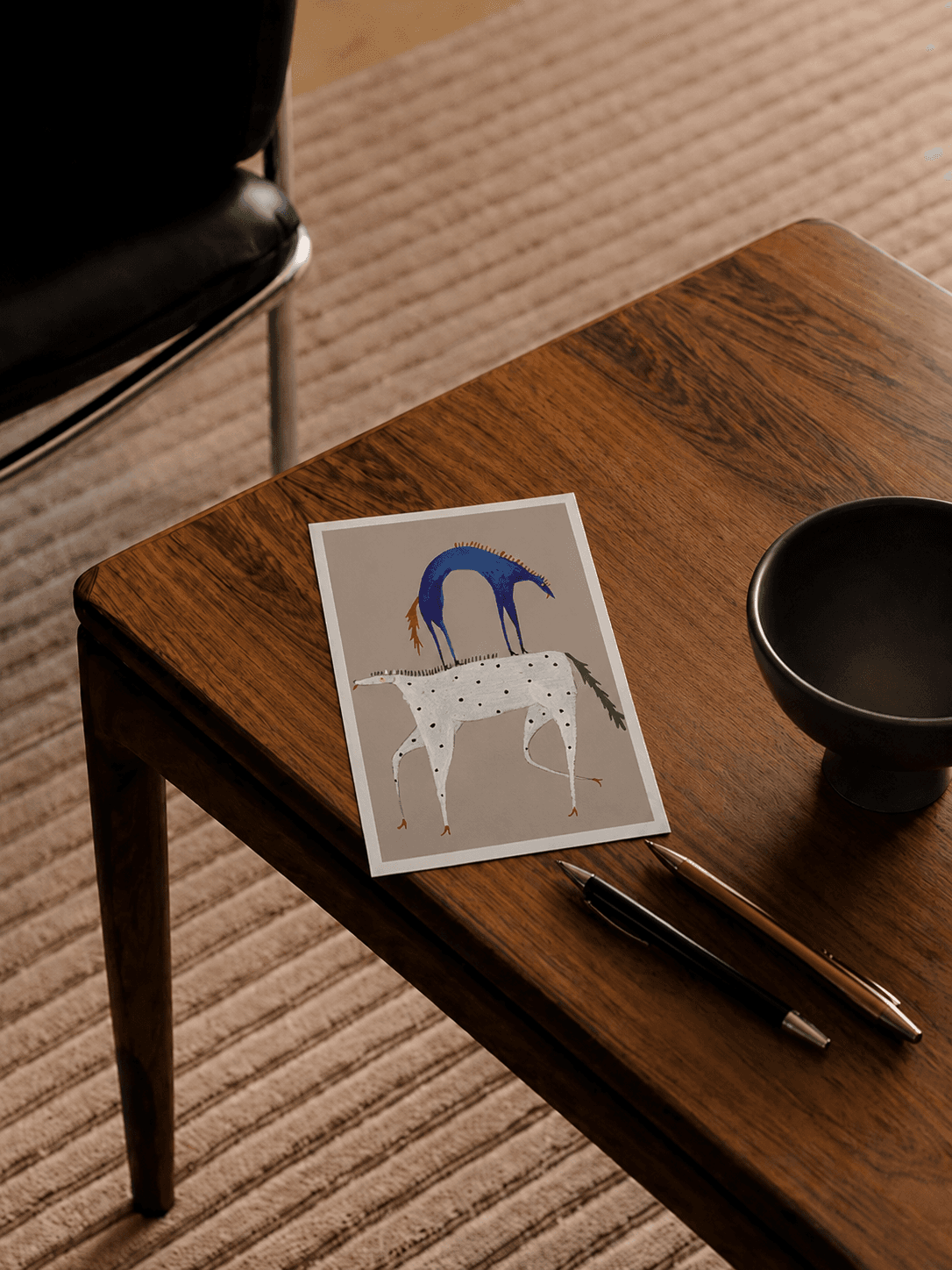 ar-klys-tu / horse-under-horse — postcard mockup